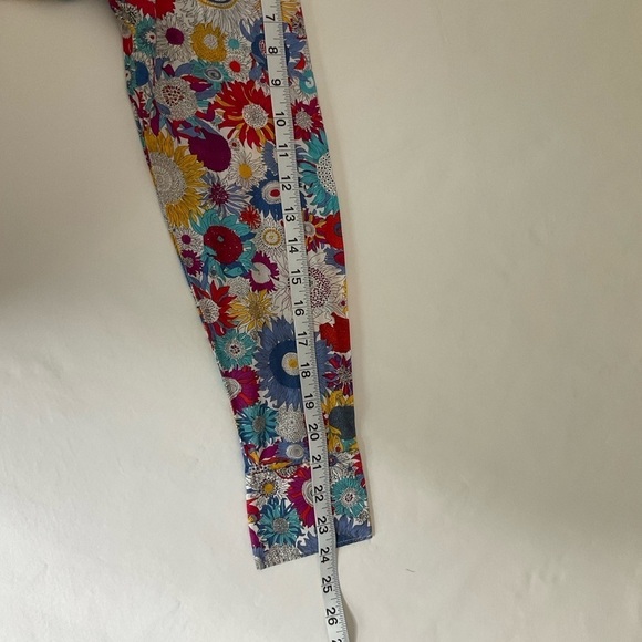 LIBERTY ART Fabrics of London Cotton Floral Print Shirt Button Front Size S/:P - Picture 13 of 15